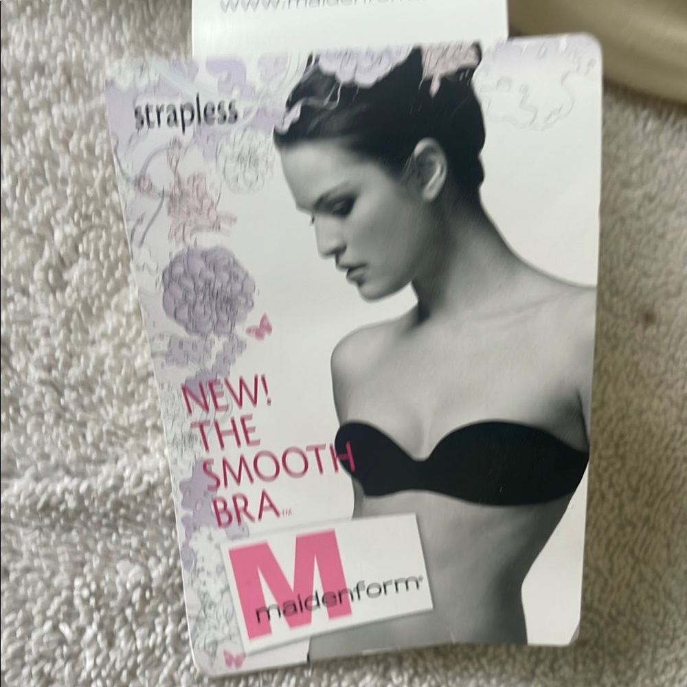 Strapless Cream Bra - Picture 3 of 5